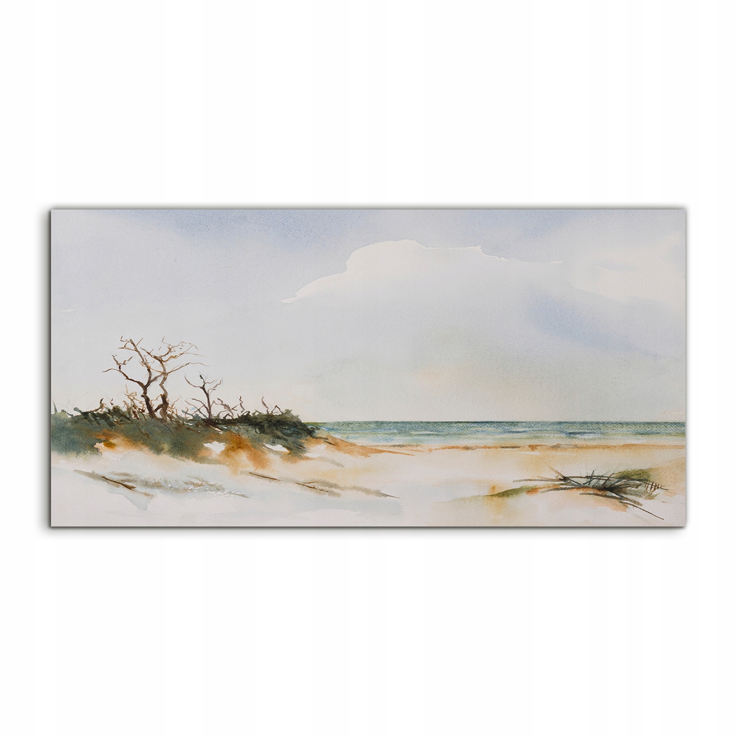 

Obraz akrylowy 120x60 ścienny Akwarele Plaża Woda