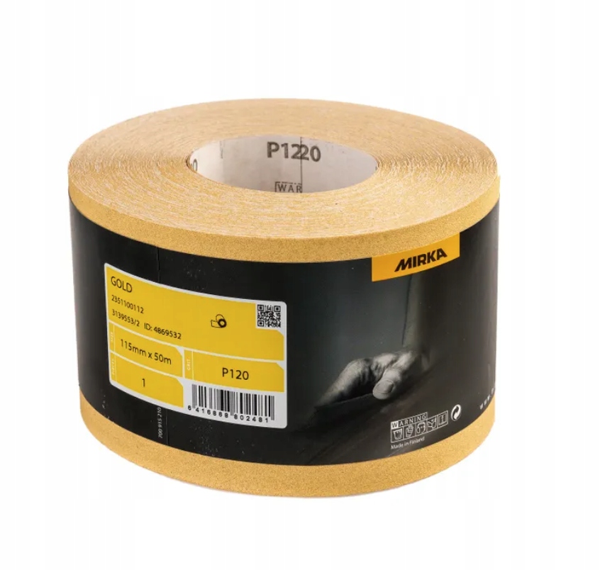 Абразивный ролик MIRKA GOLD P80 115mm x 50m