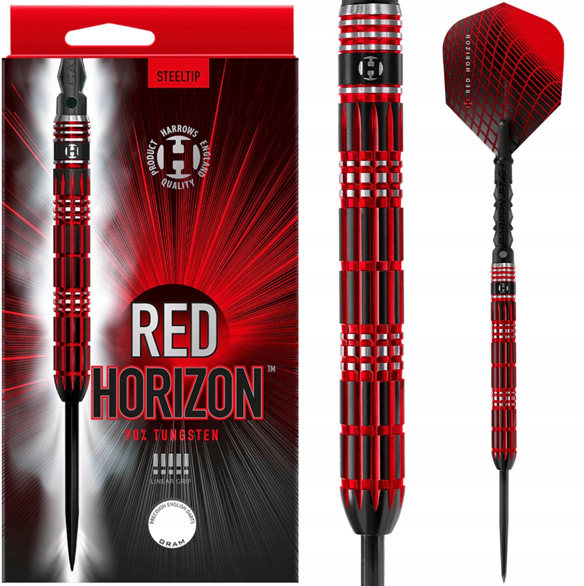 Lotki Rzutki Dart Harrows Red Horizon 90% Wolfram 25g