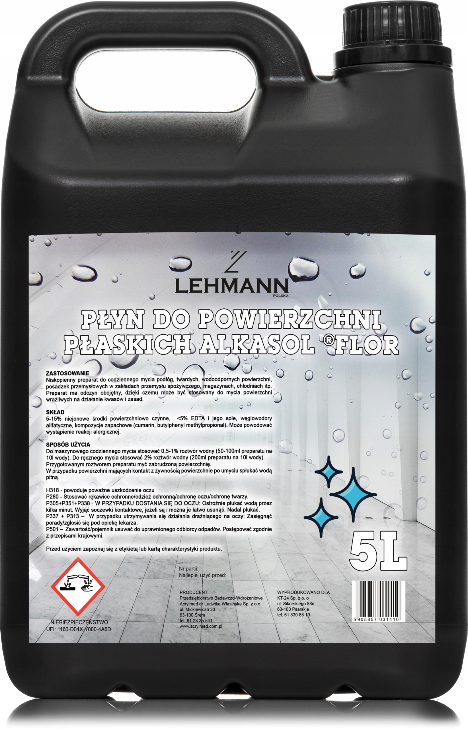 

Płyn Do Mycia Podłóg Posadzek przemysłowych maszyn