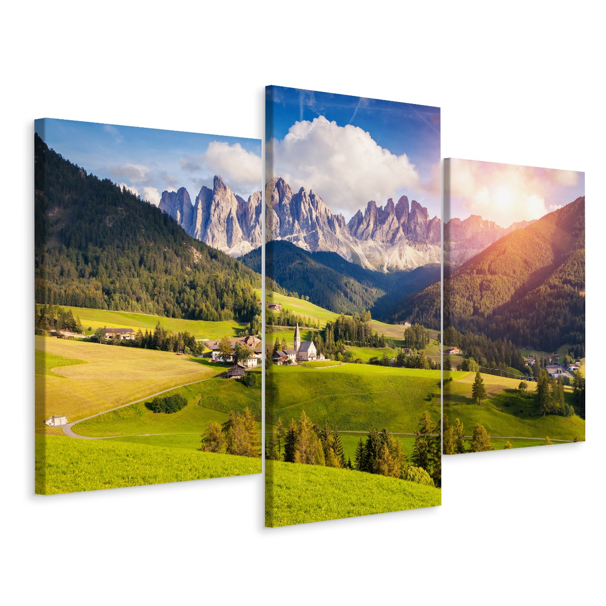 

Obraz Tryptyk Krajobraz Górski Natura 3D 90x60