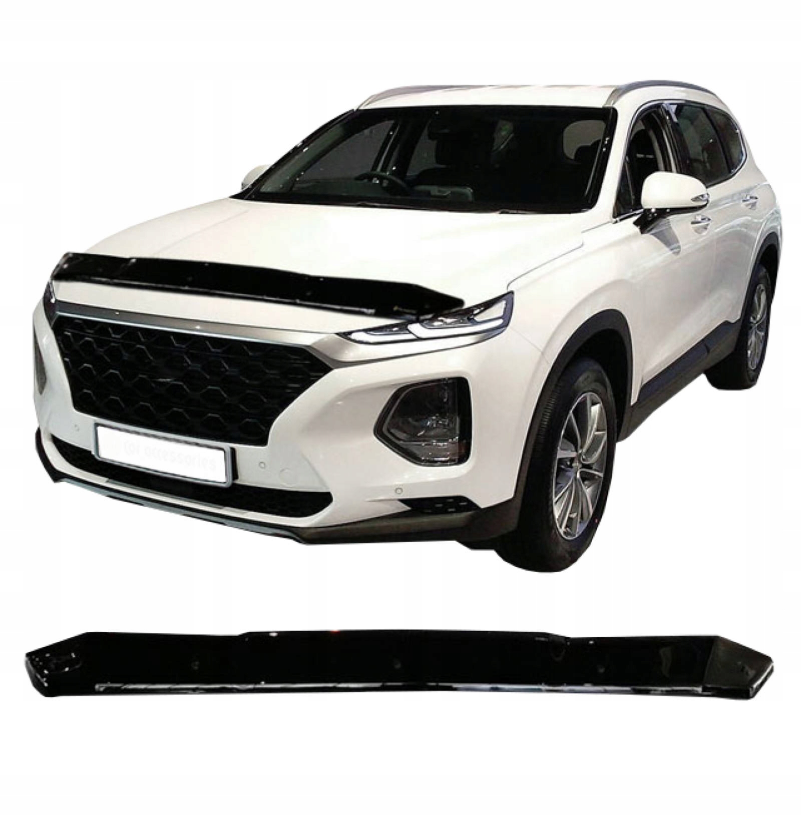 OWIEWKA MASKI PRZEDNIEJ HYUNDAI SANTA FE 2018-2024
