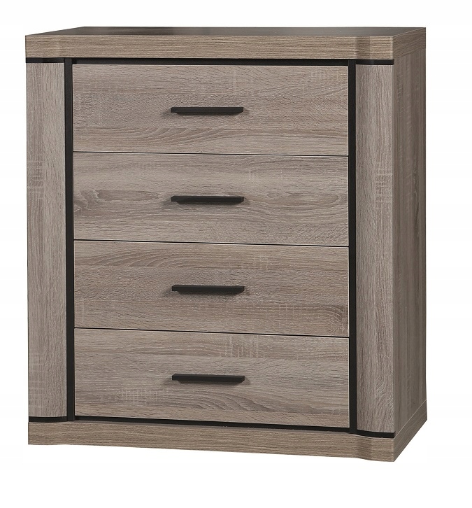 DALLAS D4 KOMODA SZAFKA DĄB TRUFLOWY 80,5 TRUFLA