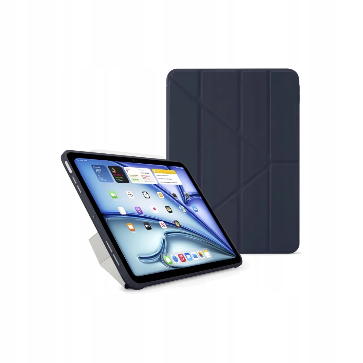 Kryt na iPad Air 13" Pipetto Origami No1 Original Case tmavě modrý