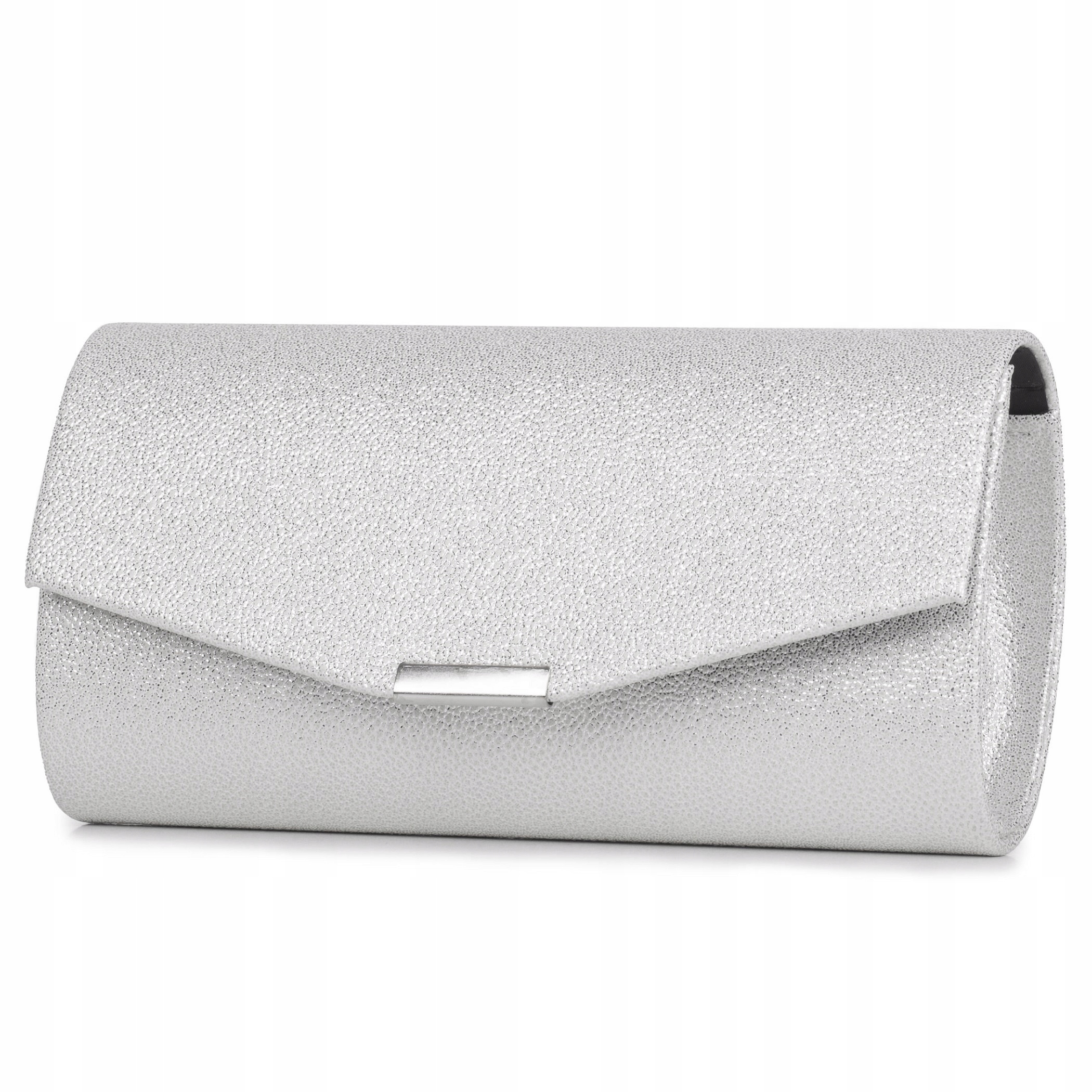 

Wizytowa Torebka Kopertówka Wieczorowa Srebrna New