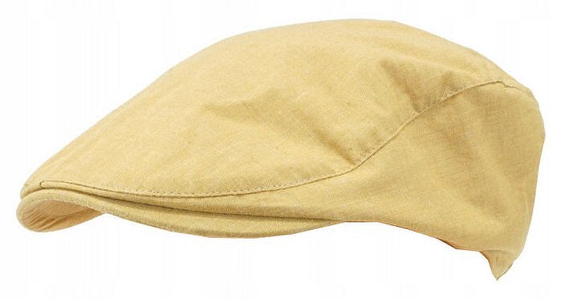 

Żółty bawełniany letni kaszkiet -Pako Jeans