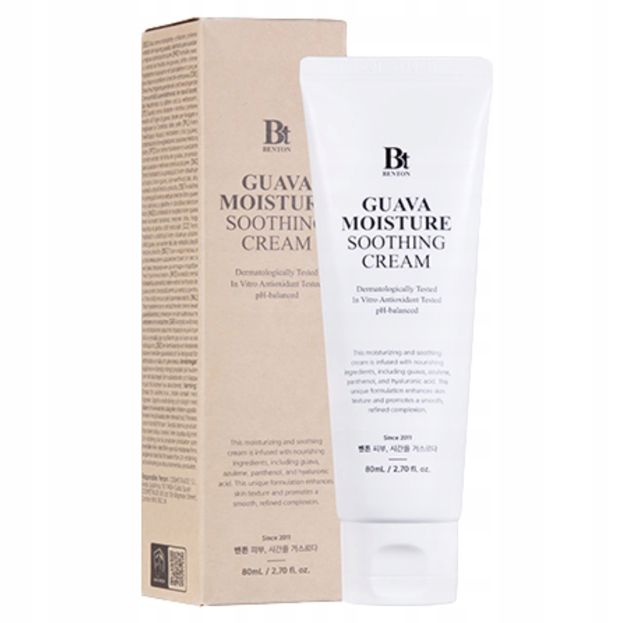 Hydratační krém Gel s extraktem z Guavy Benton Guava Soothing Cream 80 ml