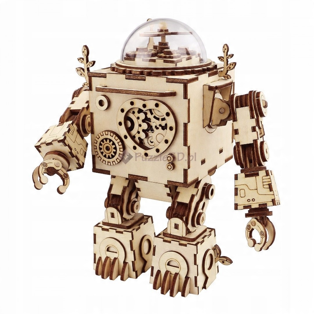 

Orpheus mechaniczne, drewniane puzzle 3D