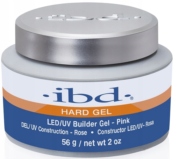 

Ibd Clear Hard Builder Gel Led/uv Pink 56g
