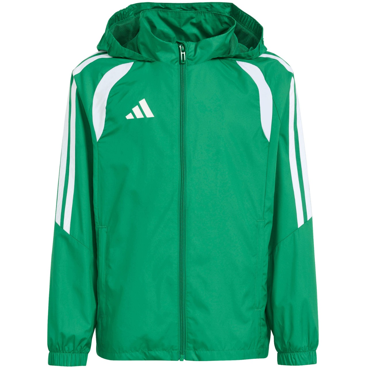 Kurtka Dziecięca adidas Tiro 26 Rozpinana Przejściowa Zielona 152