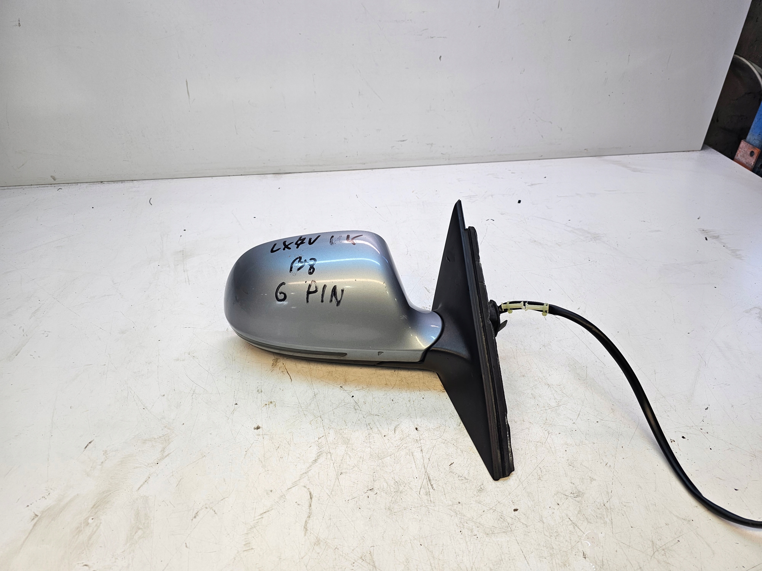 mirror right AUDI A4 B8 LX7V 6 PIN UK