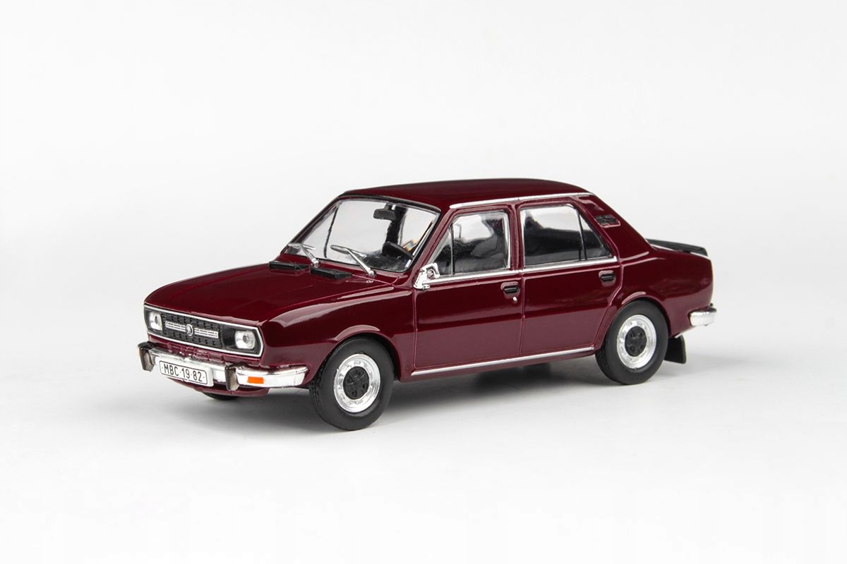 Abrex Škoda 120L (1982) 1:43 Červená Maron