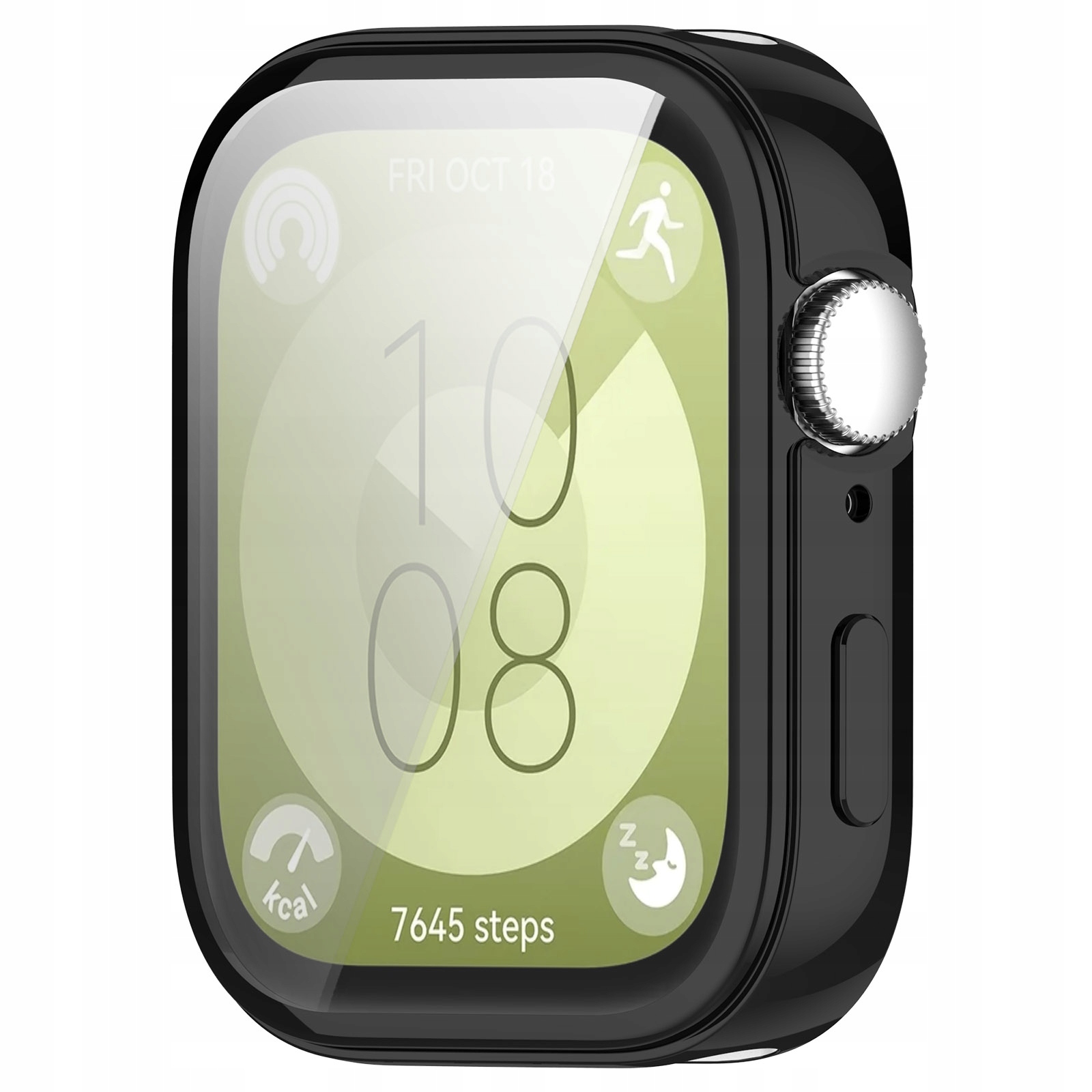 ETUI 2W1 OBUDOWA Z OSŁONĄ NA EKRAN 360° DO HUAWEI WATCH FIT 3 | CZARNY Marka RabbitMob