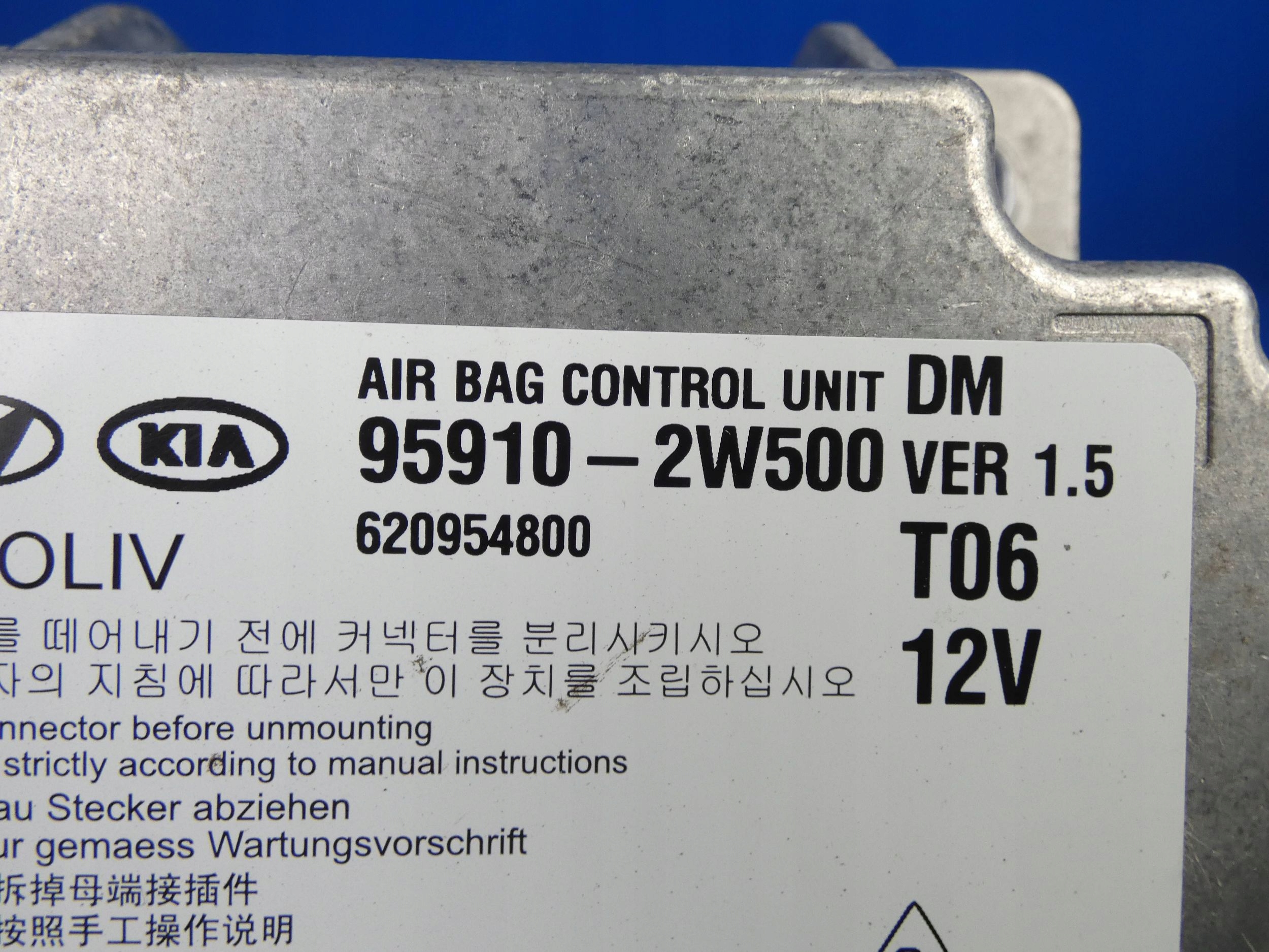 HYUNDAI SANTA FE III modulo Centralina airbag SENSOR AIR BAG