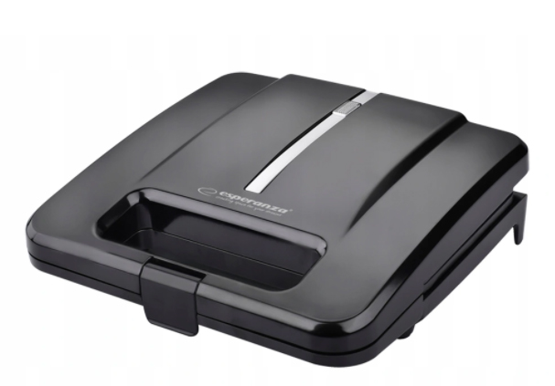 TOSTER OPIEKACZ DO KANAPEK TOSTÓW SANDWICH 1000W NIEPRZYWIERAJĄCA POWŁOKA Model EKT010