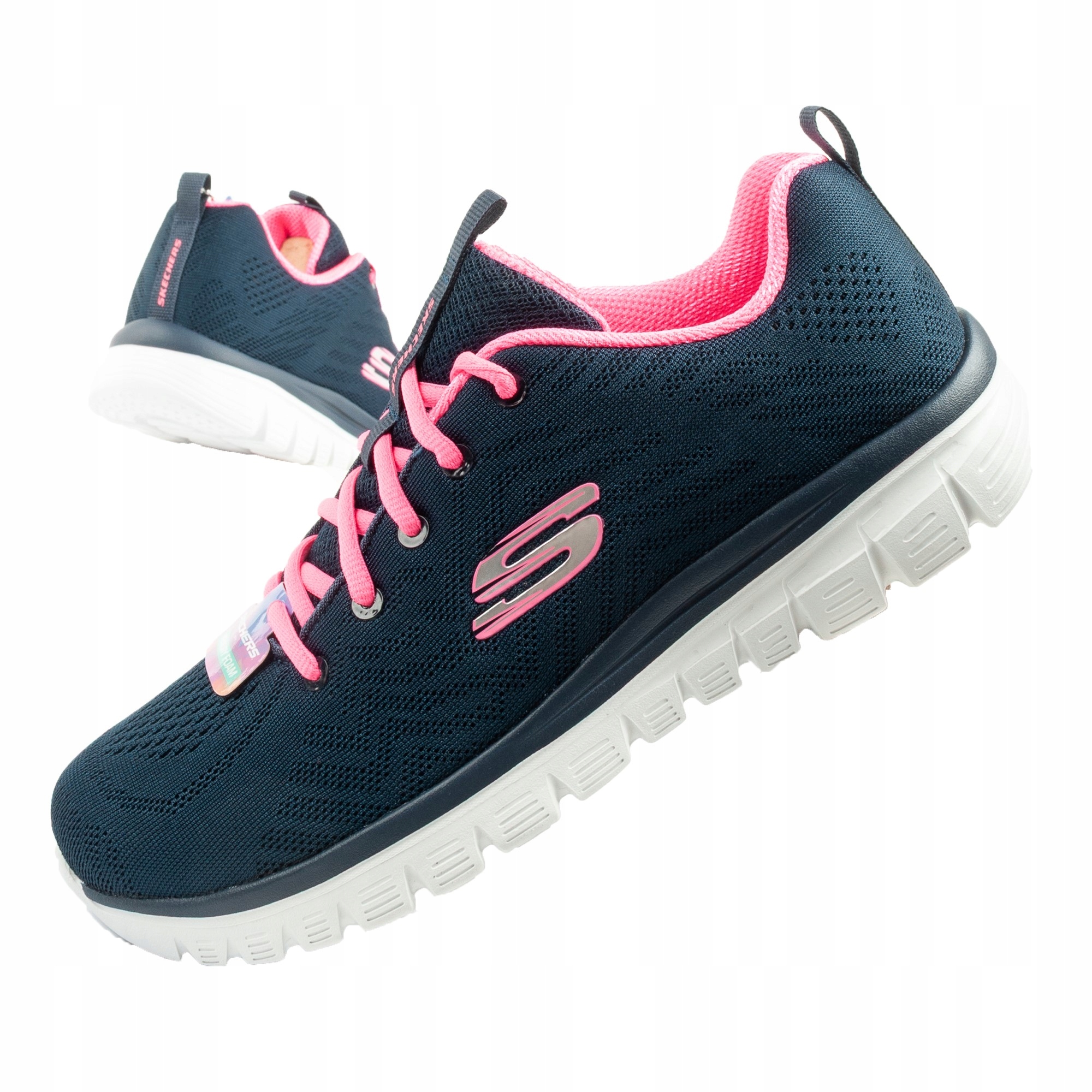 Dámské boty Skechers Graceful Get Connected navy/hot pink 38 Eu