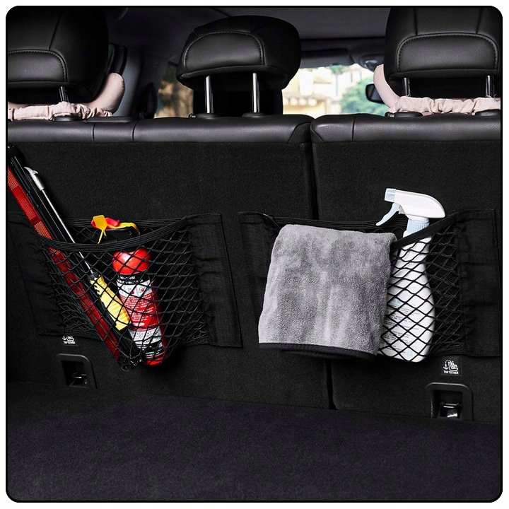 ZESTAW SIATEK DO BAGAŻNIKA SAMOCHODOWEGO RZEP XL Rodzaj torby i organizery