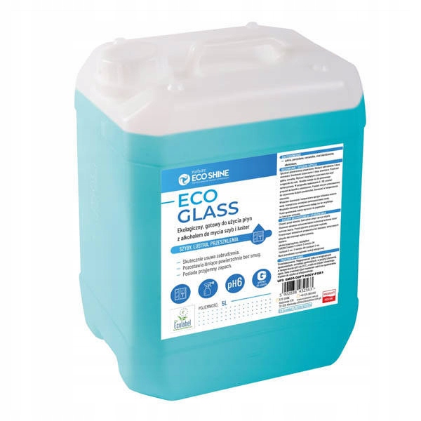 Čistič skel a zrcadel s neutrální vůní Eco Shine 5L, 1 ks