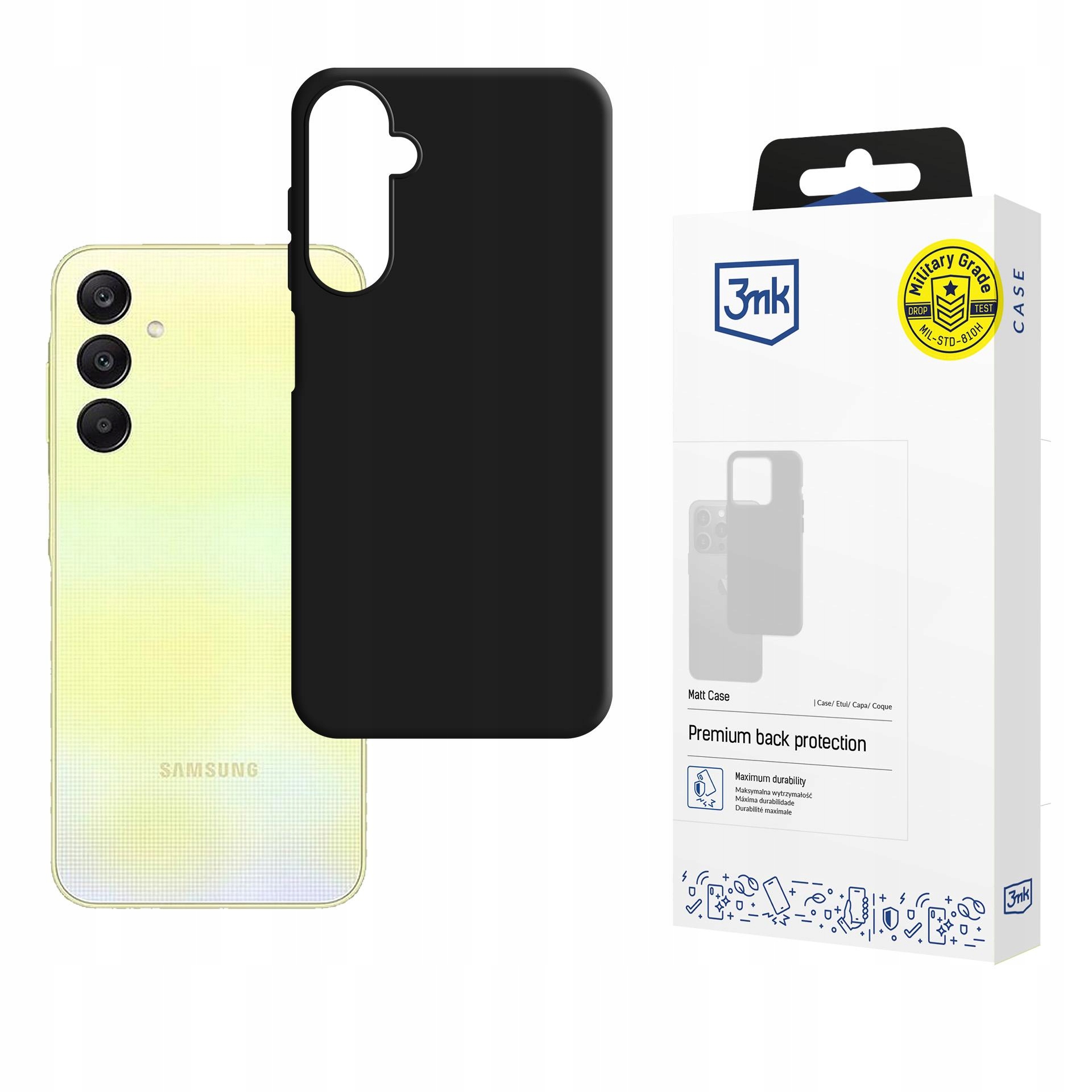 Etui 3mk Matt Case na Samsung Galaxy A26 5G czarny 3mk Protection