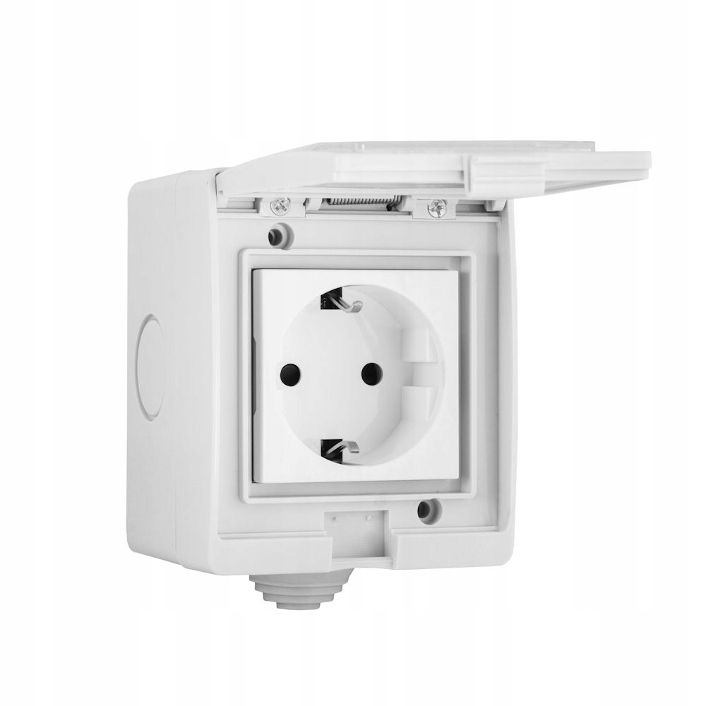 GNIAZDO 230V NATYNKOWE ZEWNĘTRZNE IP55 HERMETYCZNE Marka Inna