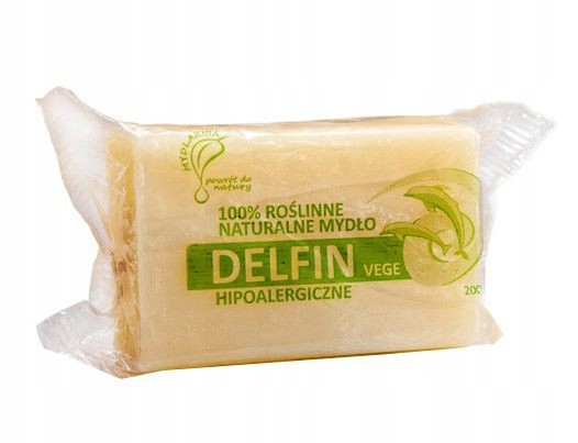 

Naturalne szare mydło roślinne Delfin Vege 200g