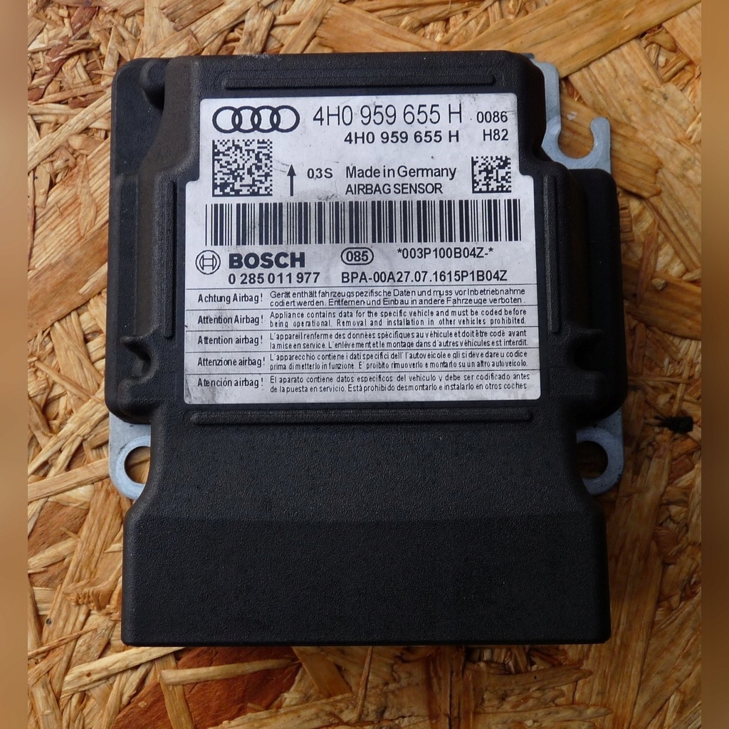 MODUŁ STEROWNIK AIRBAG AUDI A6 C7 4H0959655H