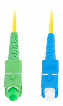 Lanberg FO-SASU-SS21-0010-YE kabel optyczny 1 m SC/APC SC/UPC G.657.A1