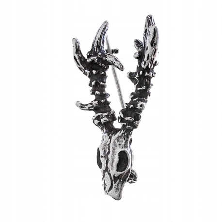 

Srebrna Broszka Łoś Jeleń Poroże Myśliwskie 925