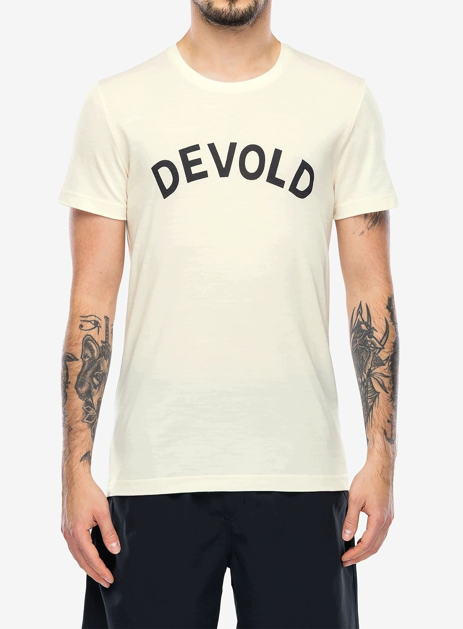 Merino tričko Devold Classic Legacy Tee bílé XXL