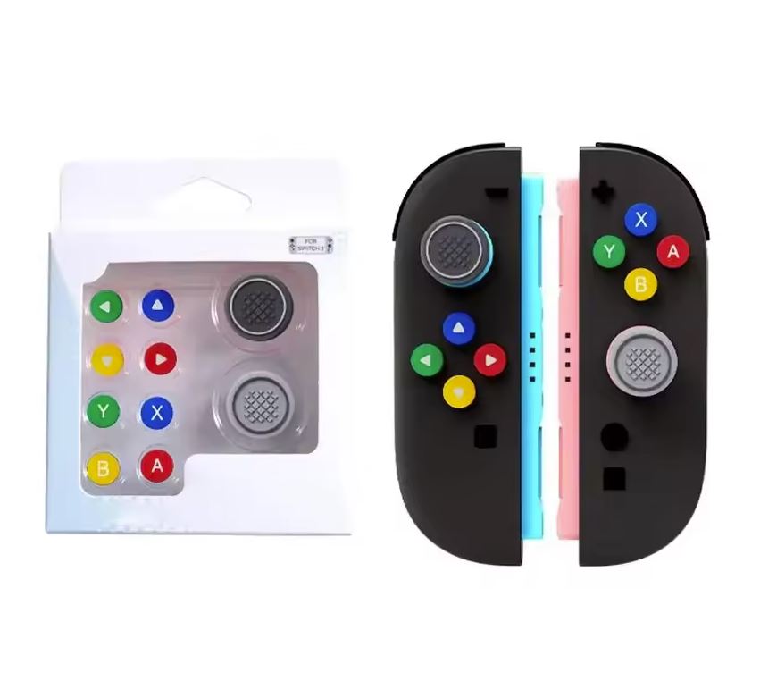 Set 10v1 Gumičky Tuningové Návleky Pro Konzoli Nintendo Switch 2 NS2 SW2