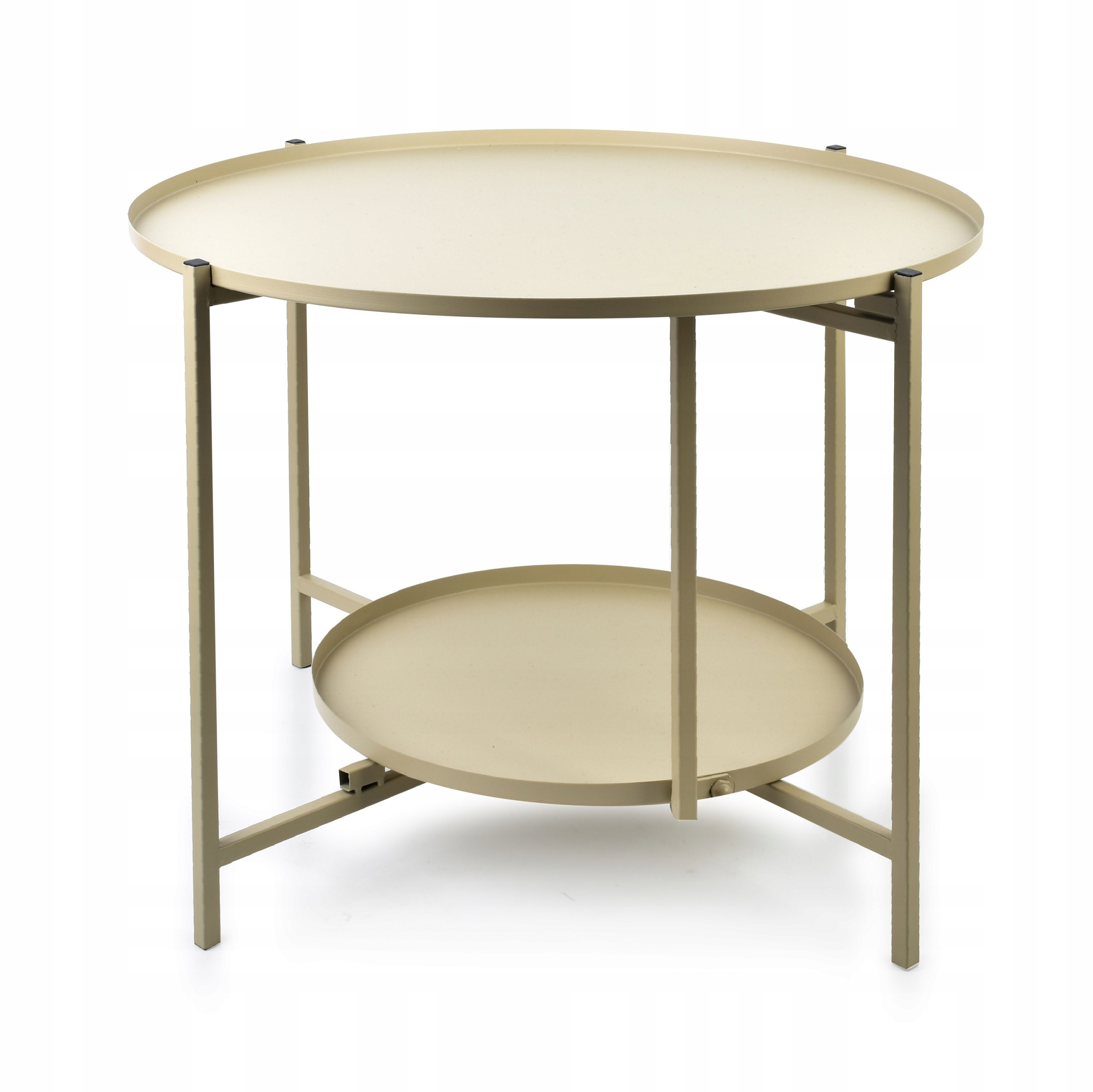 Lucas Beige Konferenčný stolík dvojúrovňový 60.5 cm x 45 cm