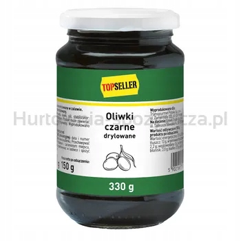 Topseller Černé olivy vypeckované 330 g
