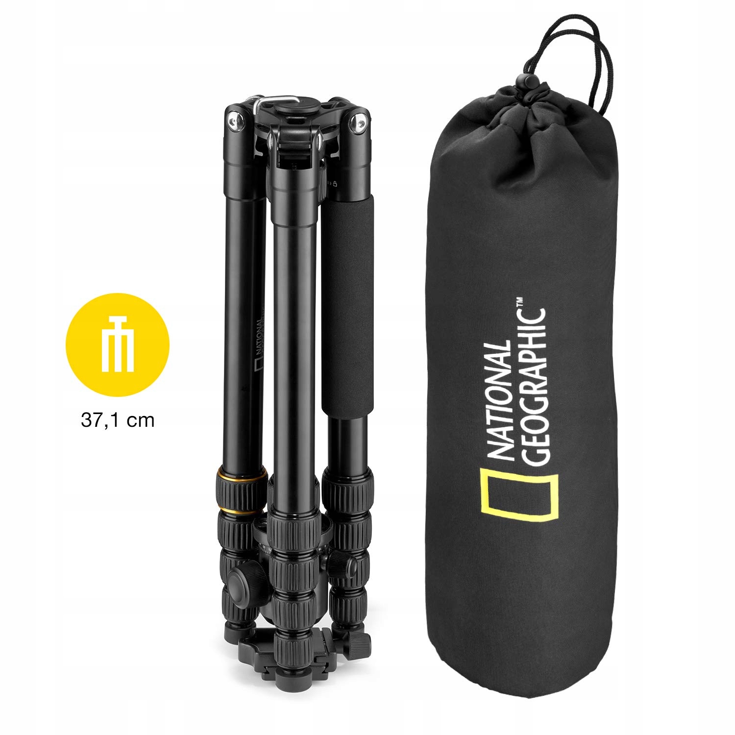 NATIONAL GEOGRAPHIC Zestaw Statyw Podróżny z Monopodem Aluminiowy 8 kg — miniatura 3