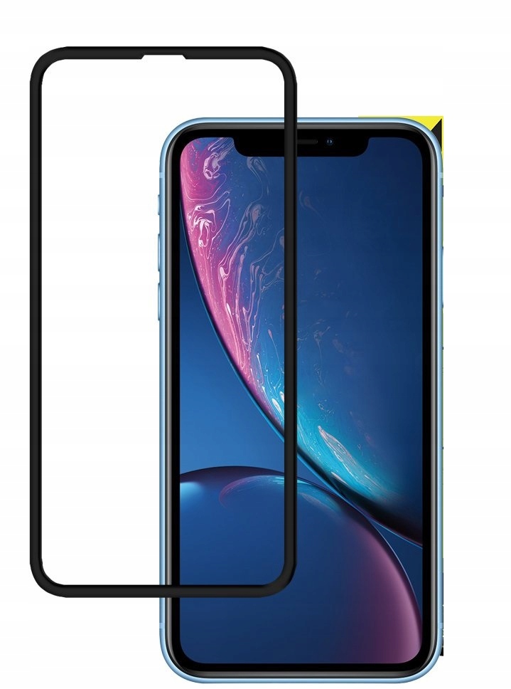do iPHONE 11 XR 6,1 HARTOWANE SZKŁO 5D FULL FACE