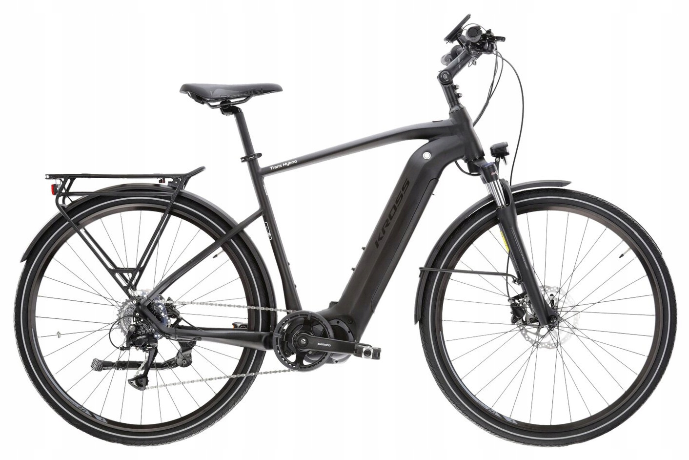 Rower elektryczny 28 Kross Trans Hybrid 4.0 męski L czarny mat.21" 202