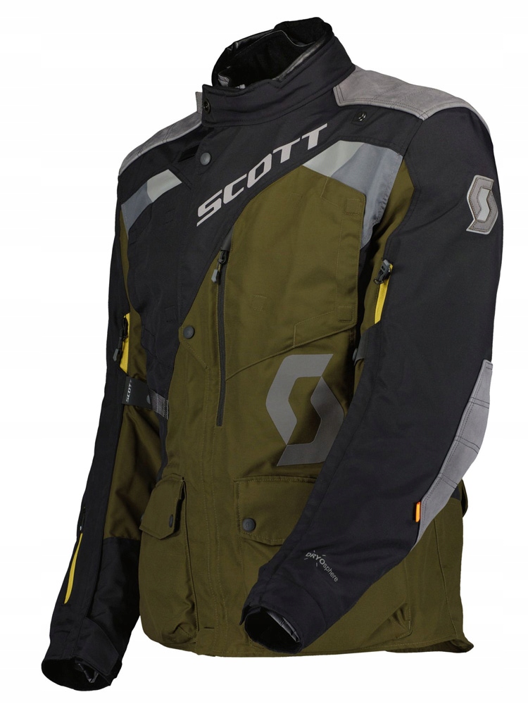 Kurtka motocyklowa Scott Dualraid Dryo brązowa S Materiał tekstylia