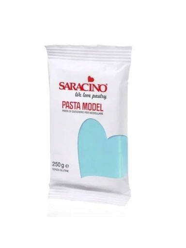 Modrá světlá cukrová hmota pro modelování Light Baby Blue Model