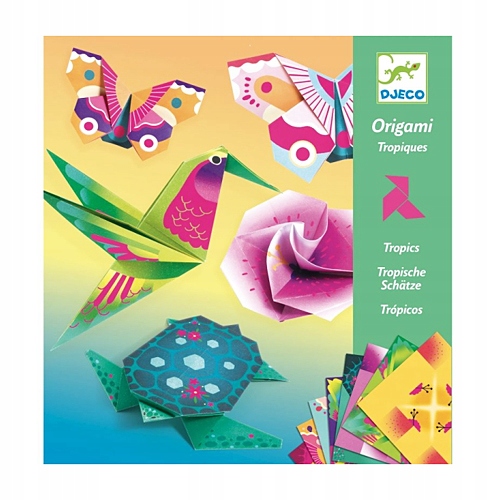 

Djeco Origami Tropiki Neonowe Kartki