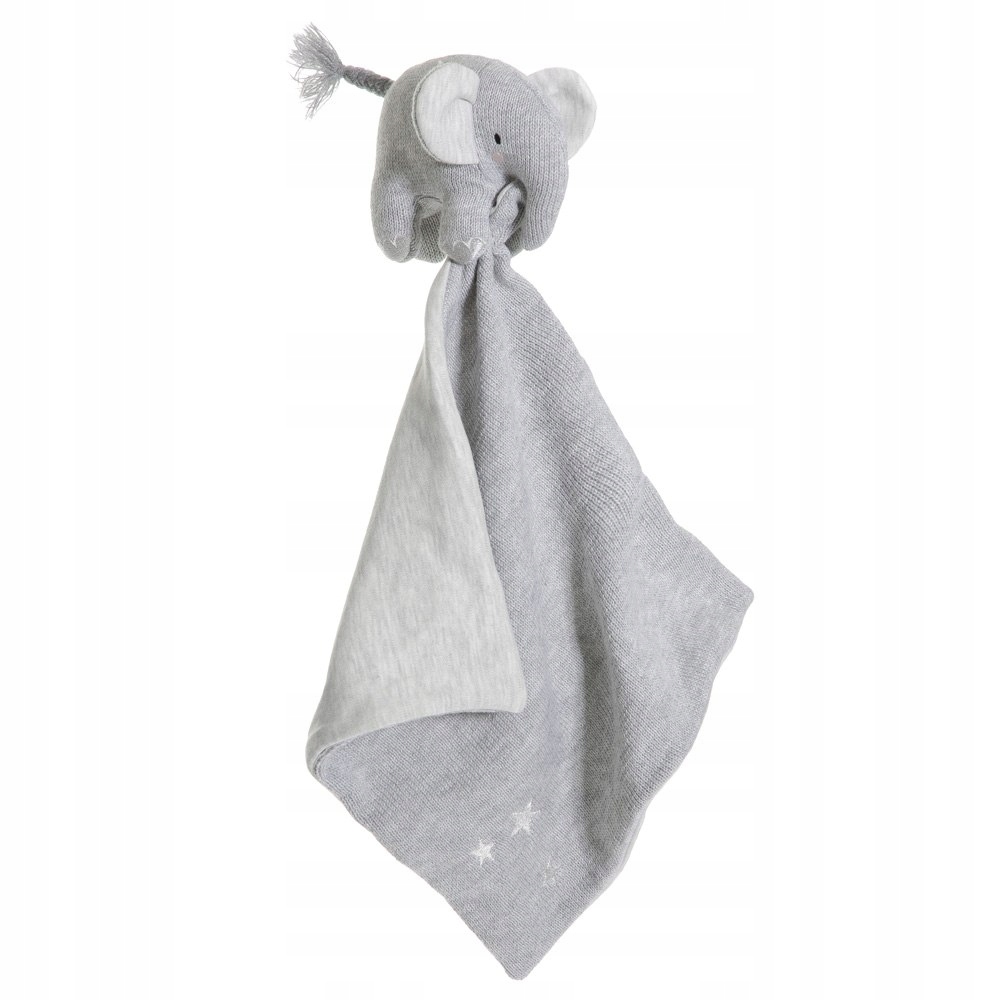 

Teddykompaniet Cozy Knits kocyk Słoń 28x28cm