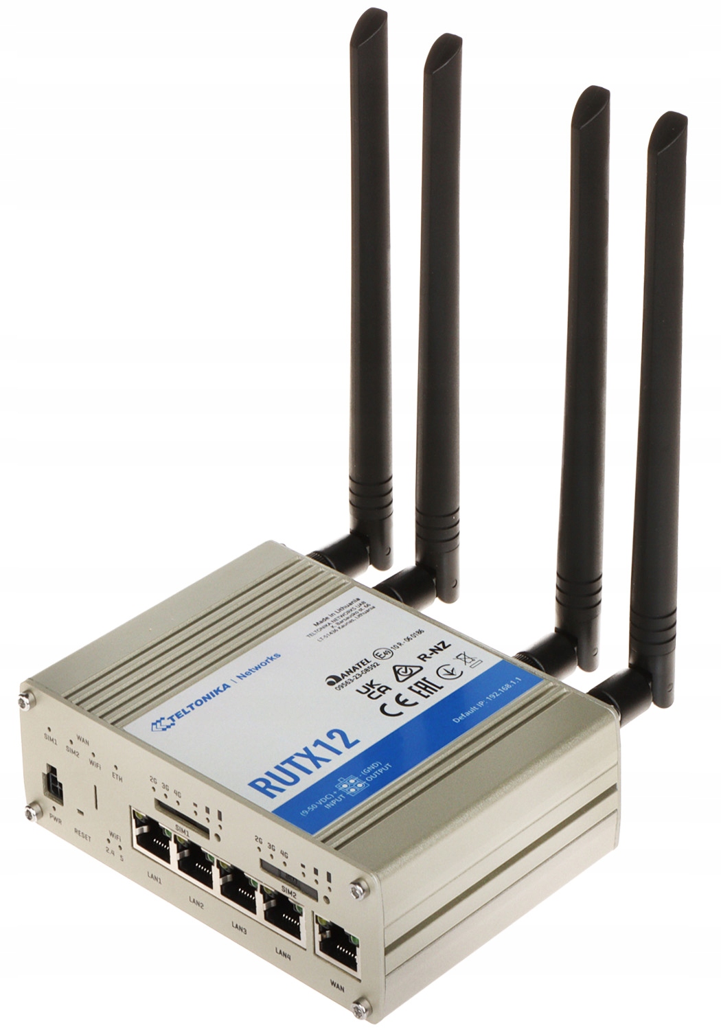 Prístupový Bod Dual 4G Lte Router RUTX12 Dual Sim Bluetooth Ble, Wi-Fi 5,