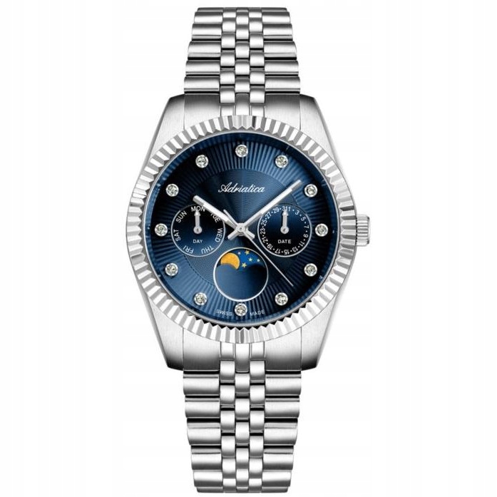 Dámské hodinky Adriatica A3809.5145QF Zirkony stříbrné