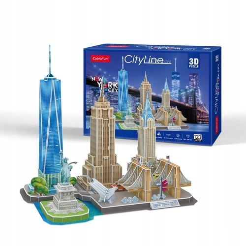 

Puzzle 3D City Line New York City 123
