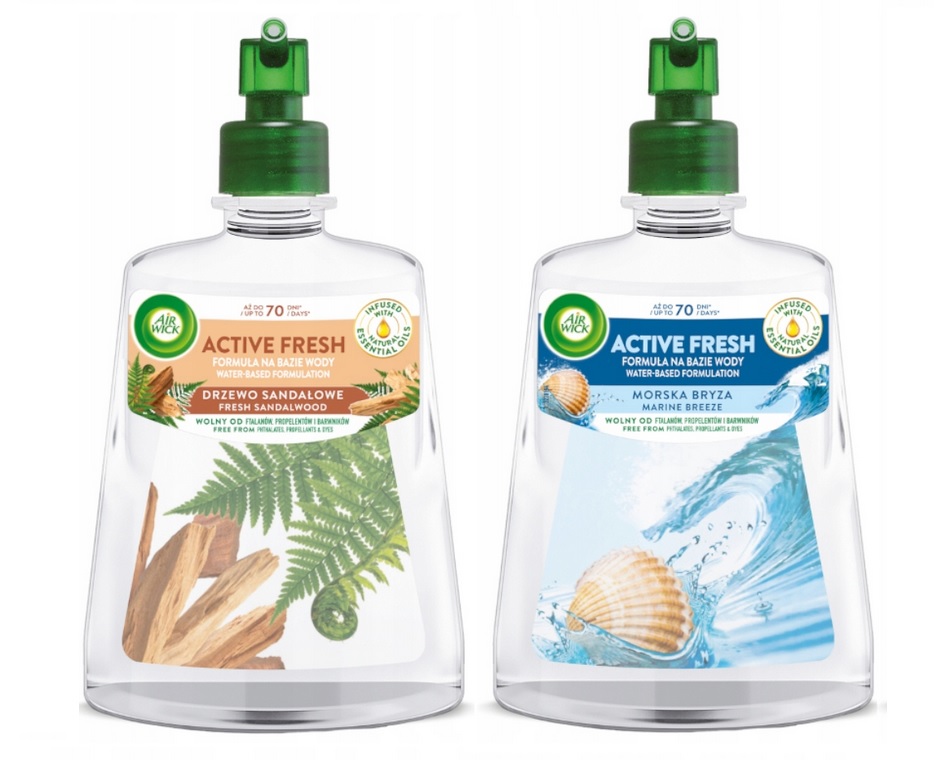 

Air Wick Active Fresh Odświeżacz Wkład Zestaw x2