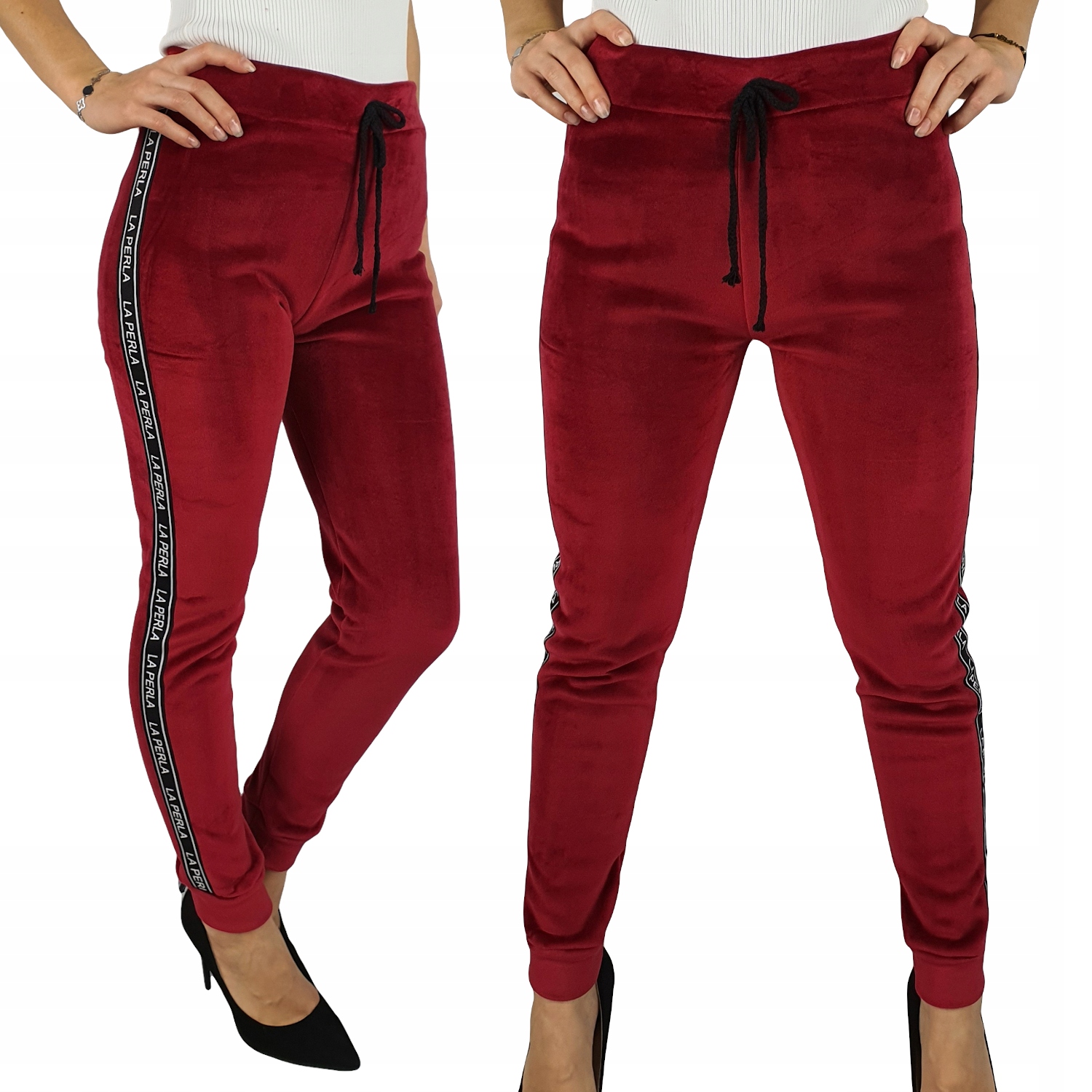 #OCIEPLANE - SPODNIE - DRESOWE - DAMSKIE - WELUR