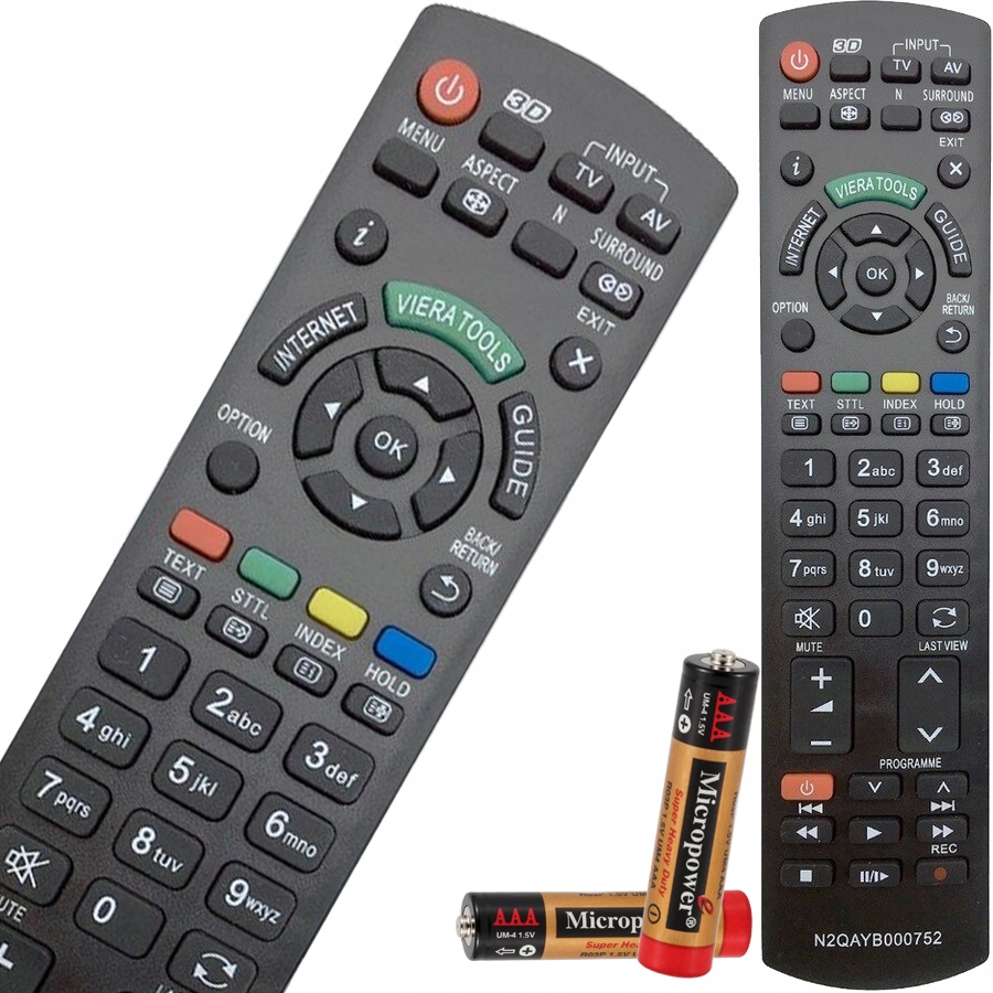 

Pilot Do Tv Panasonic Uniwersalny Viera Z 3D