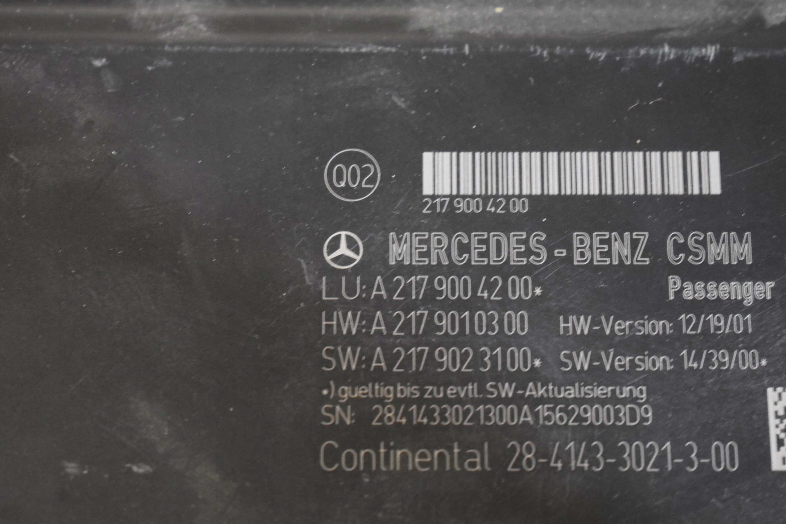 IDEALNY Module Siège Passegers MERCEDES W217 1
