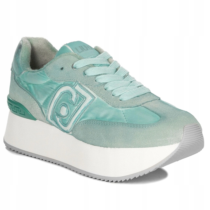 Liu Jo Sneakersy Damskie Na Platformie Turkusowe BA5035-PX003 r.36