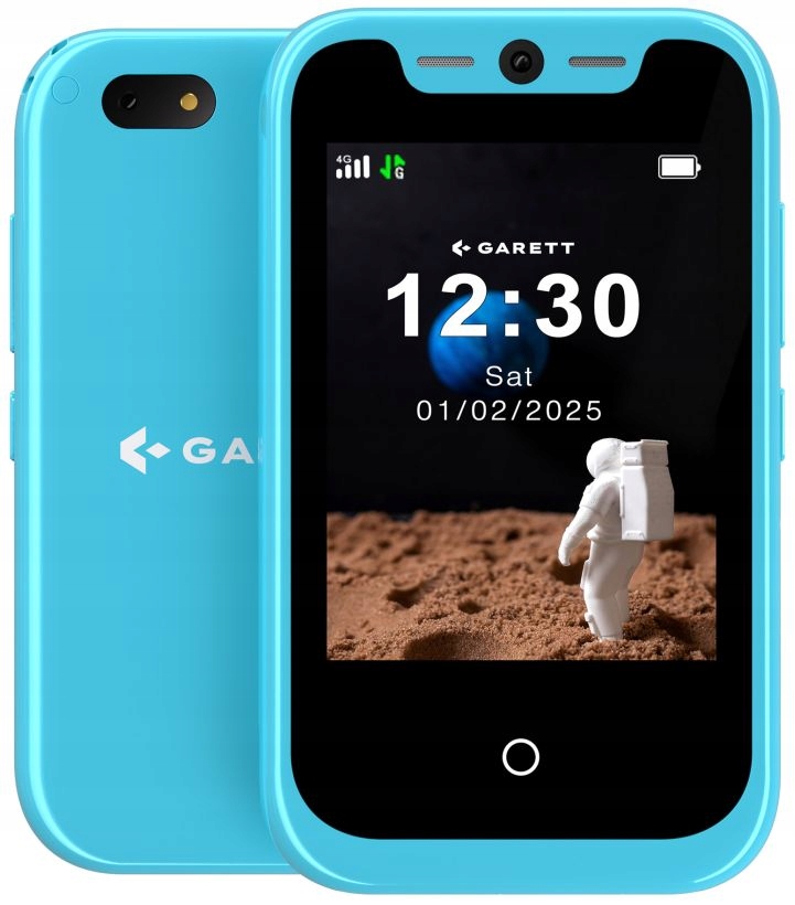 Smartphone Telefon Pro Děti Garett Onekid Modrý 4G Lte Gps Sos MP3 Hry