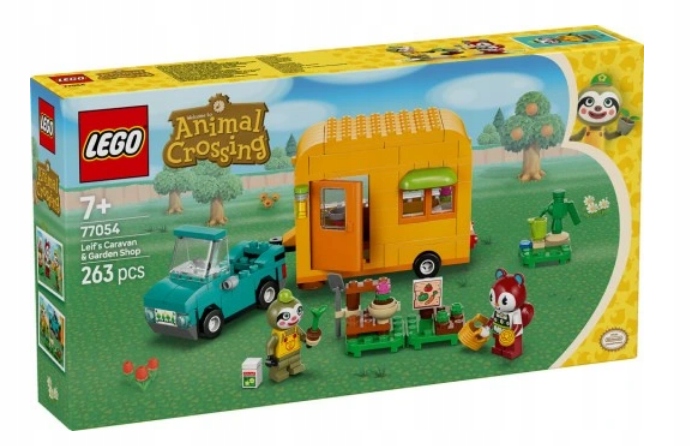 LEGO 77054 ANIMAL CROSSING LEIF I JEGO KARAWAN ORAZ SKLEP OGRODNICZY