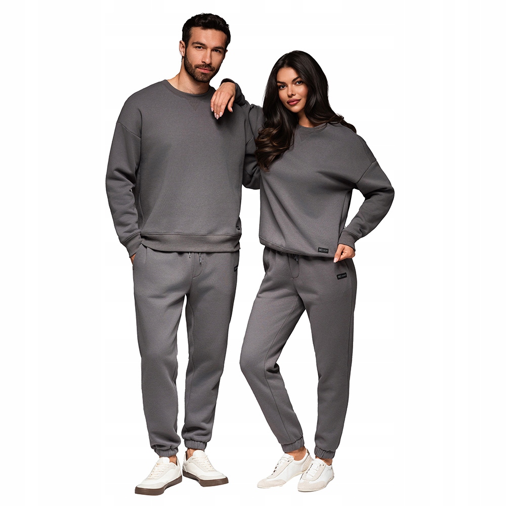 Tepláková souprava unisex athleisure kalhoty a mikina šedá Z109 V18 vel. Xs/s